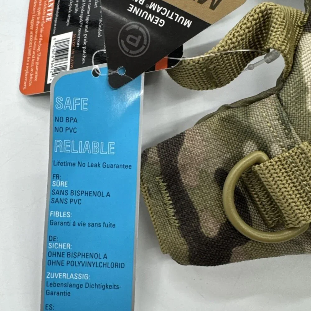 Code Alpha Tactical Gear Hydrapak Backpack Multicam with Bladder MOLLE Camo NEW